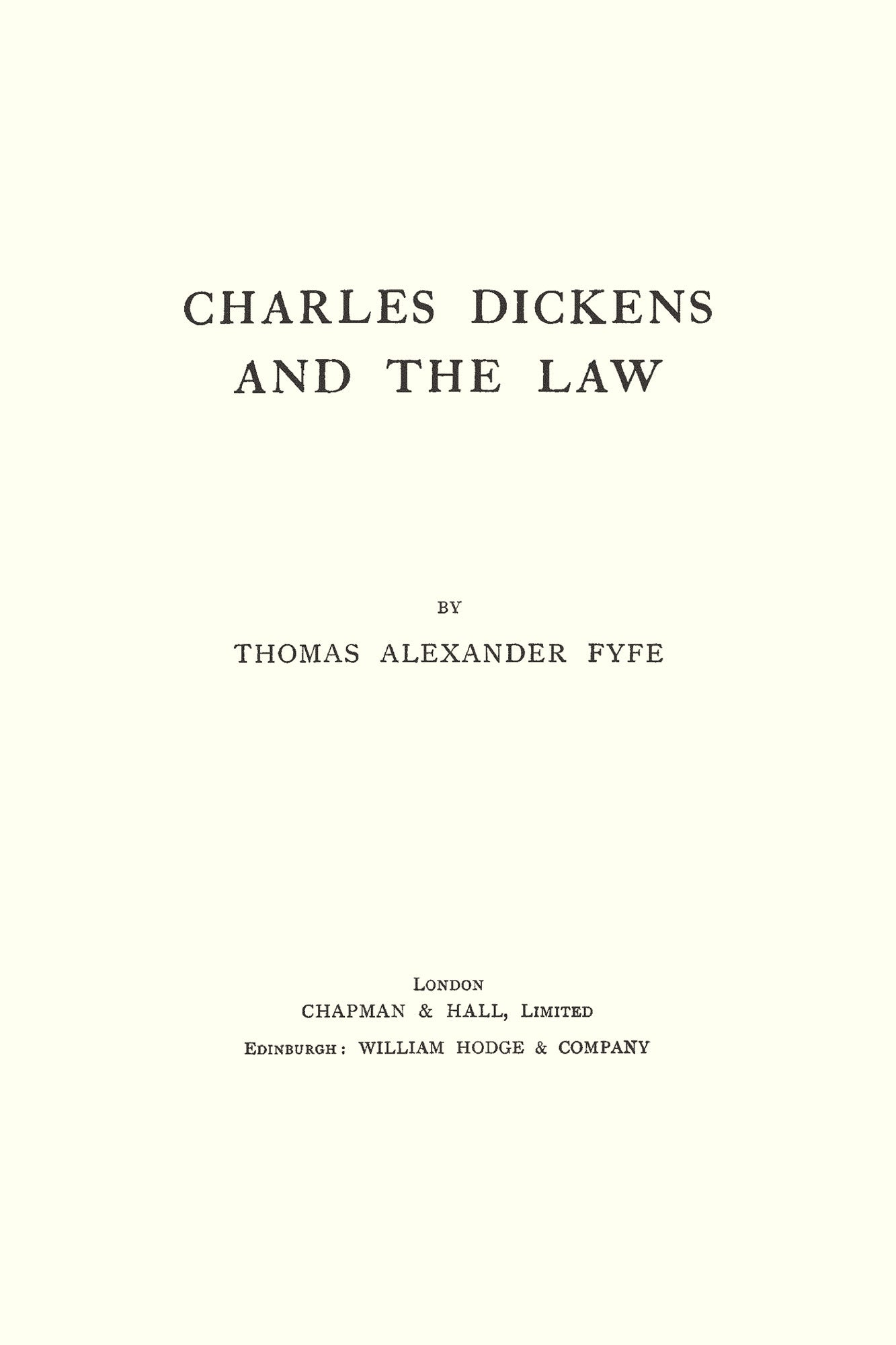 Thomas Alexander Fyfe