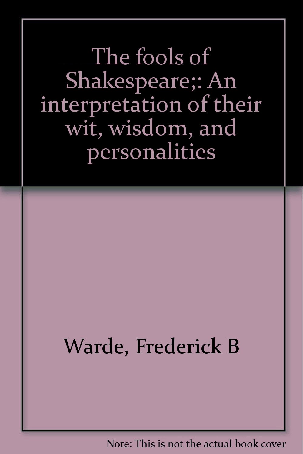 Frederick B. Warde