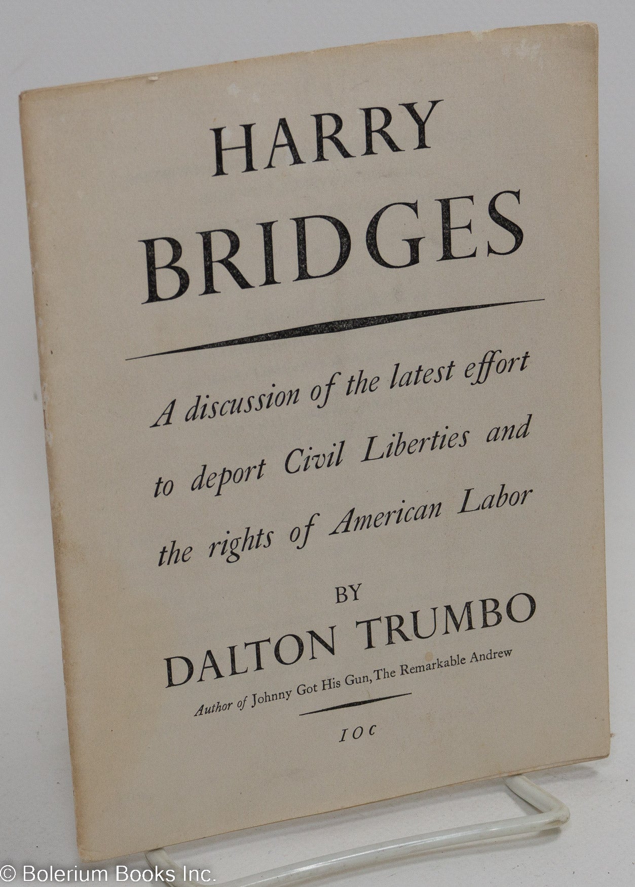 Harry (Translator) Bridges