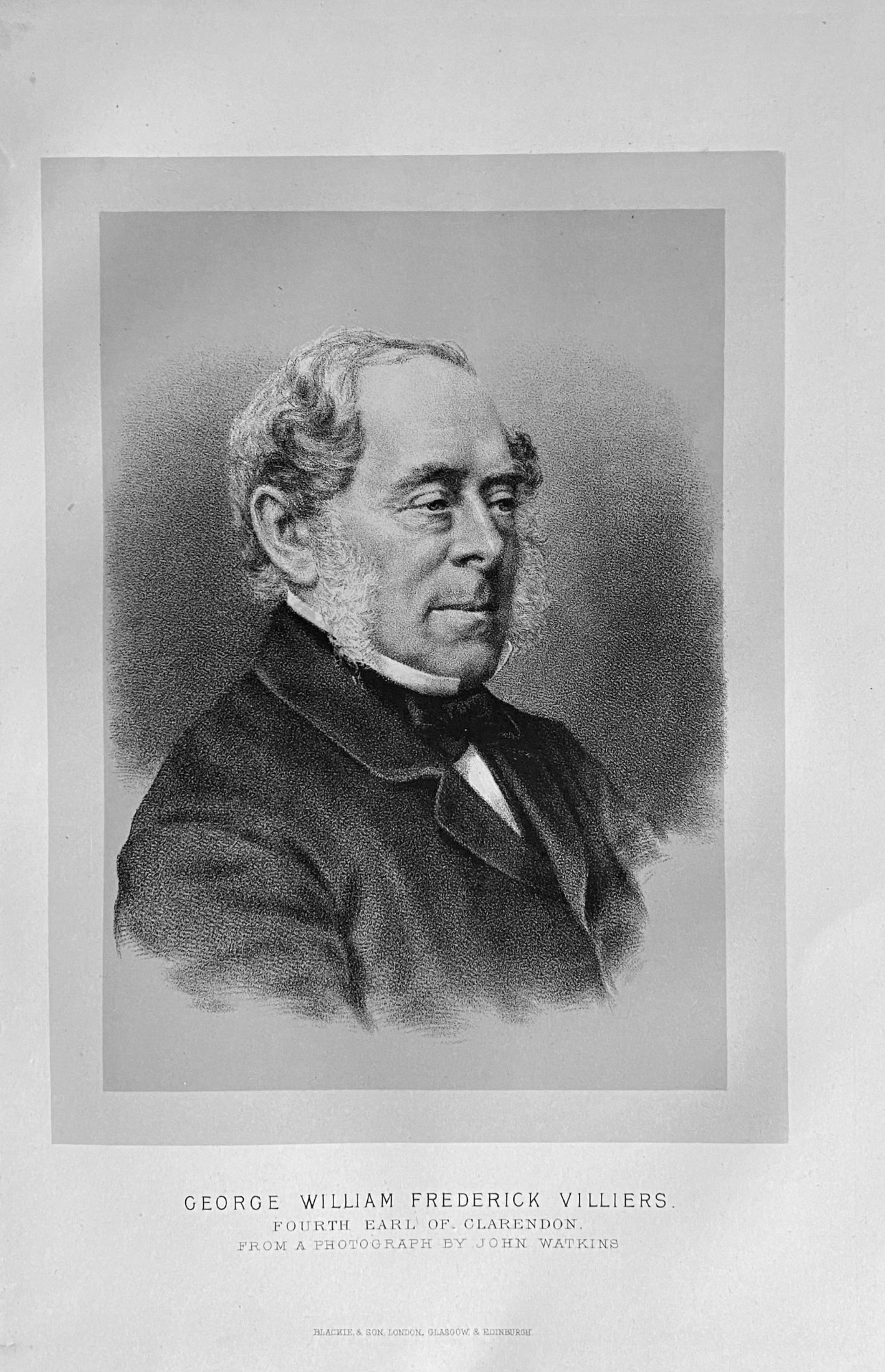 George William Frederick Villiers Earl of Clarendon Charles Bernard Derosne