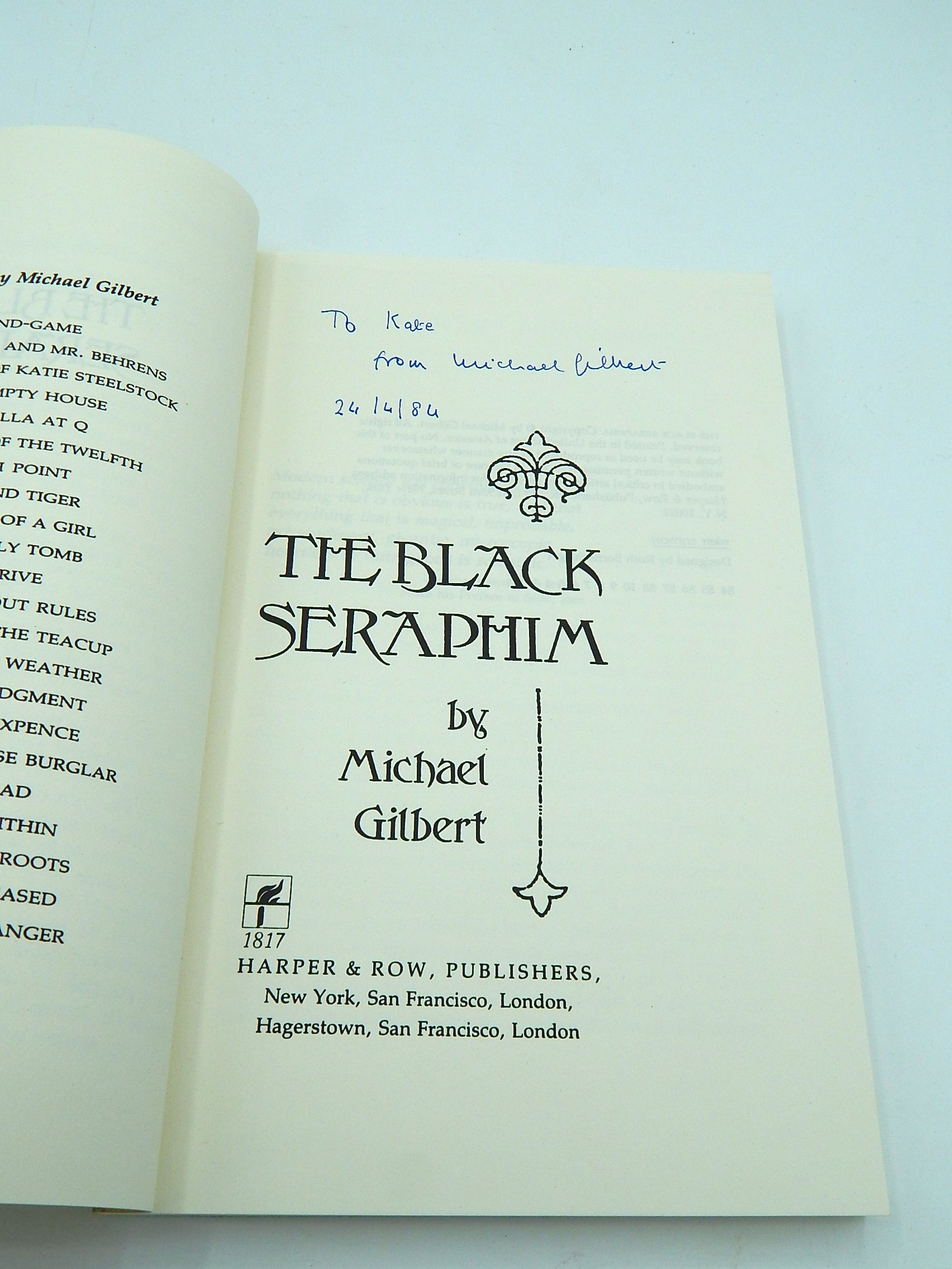 Michael Francis Gilbert; Noriko Yokoi