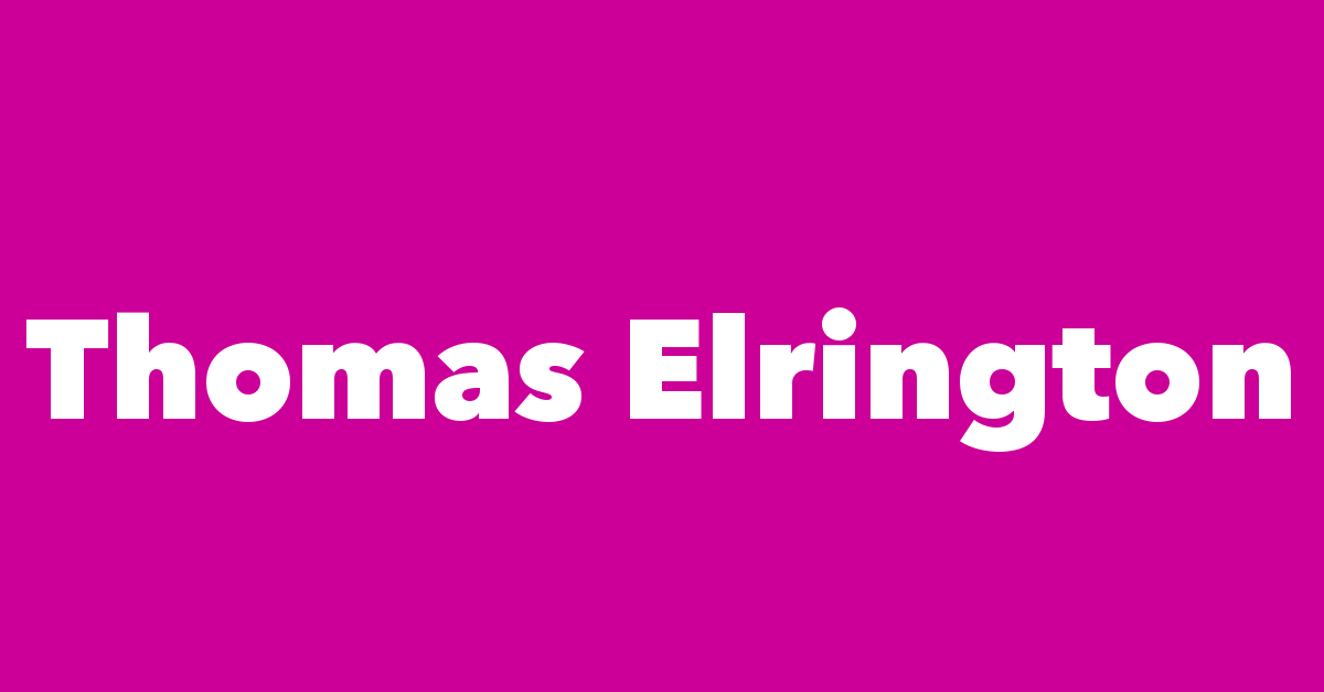 Thomas Elrington